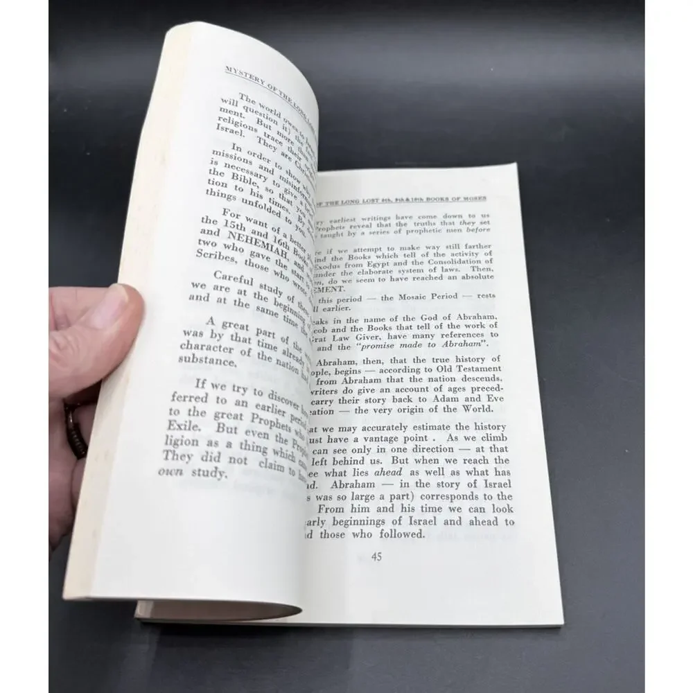 Mystery Of The Long Lost 8th 9th And 10th Books Of Moses 44 Keys Of Power Book